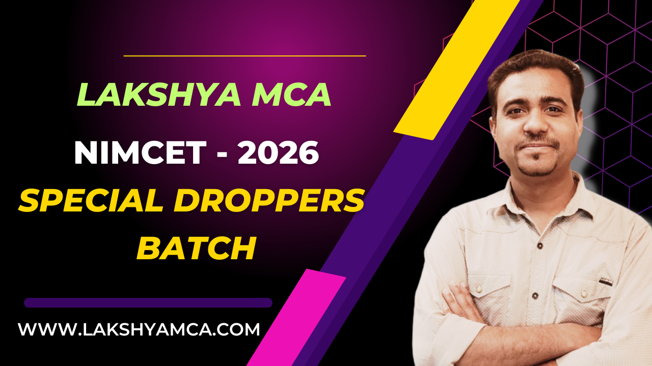 NIMCET 2026 Droppers Batch