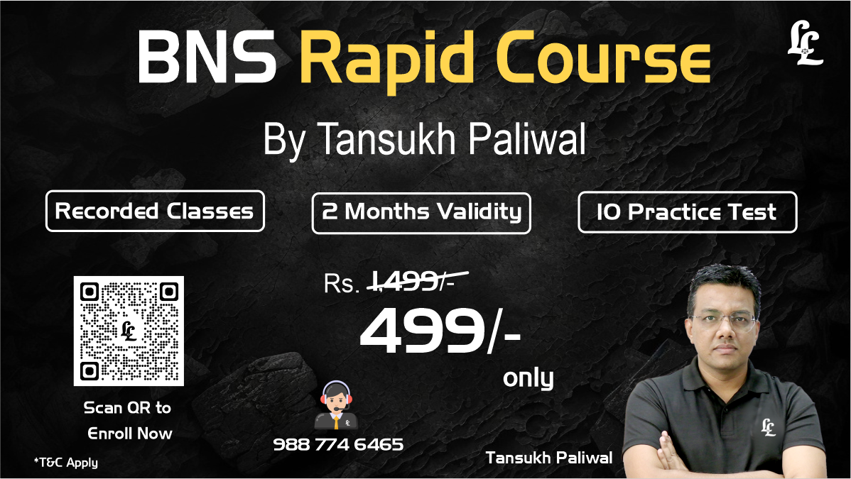 BNS Rapid Recorded Course By Tansukh Paliwal