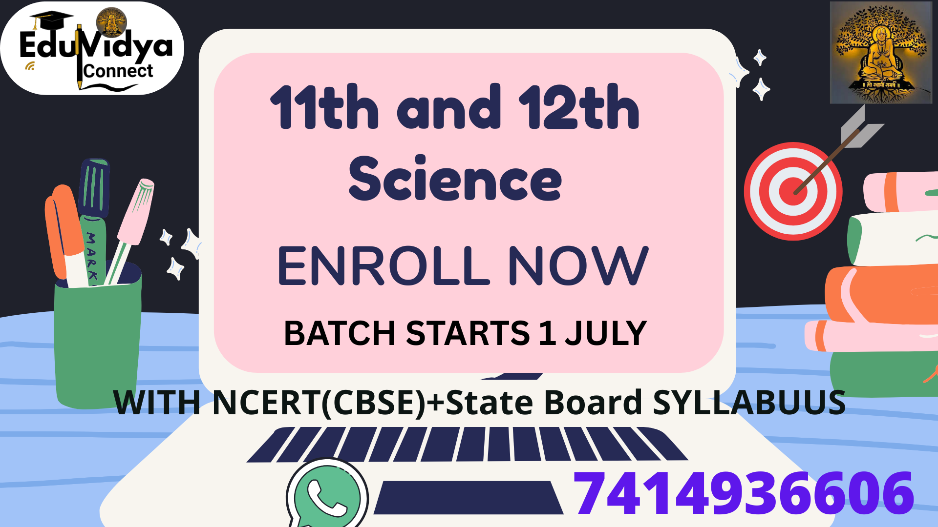 ARAMBH 2.0 Class 11 State Board (2025-27) Batch