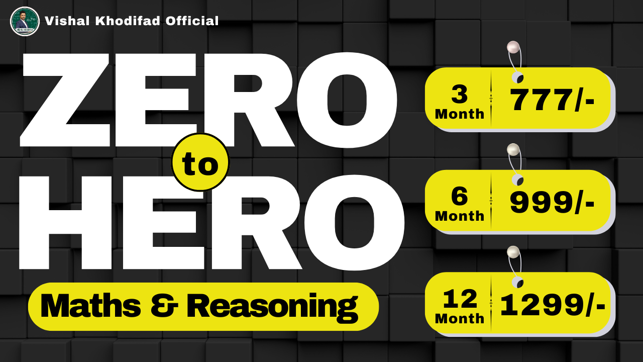 ZERO - TO - HERO (MATHS+REASONING) 