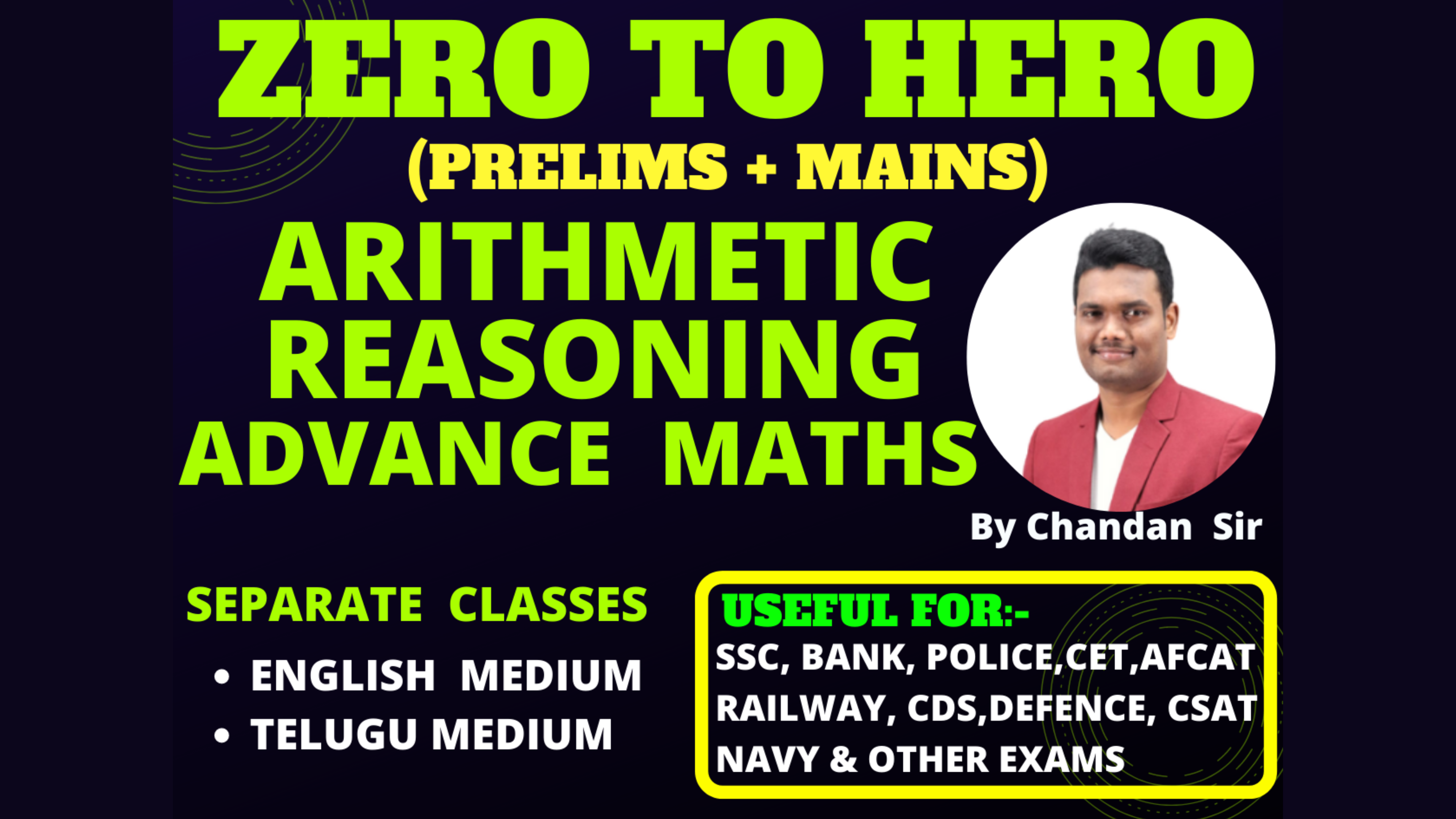 ARITHMETIC | REASONING | ADVANCE MATHS | FOR ALL COMPETITIVE EXAMS | ZERO TO HERO BATCH 