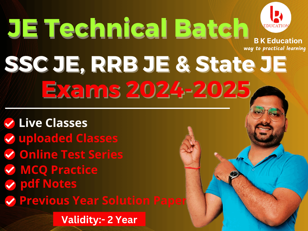 SSC JE, RRB JE & State JE Technical Batch 2024-2025