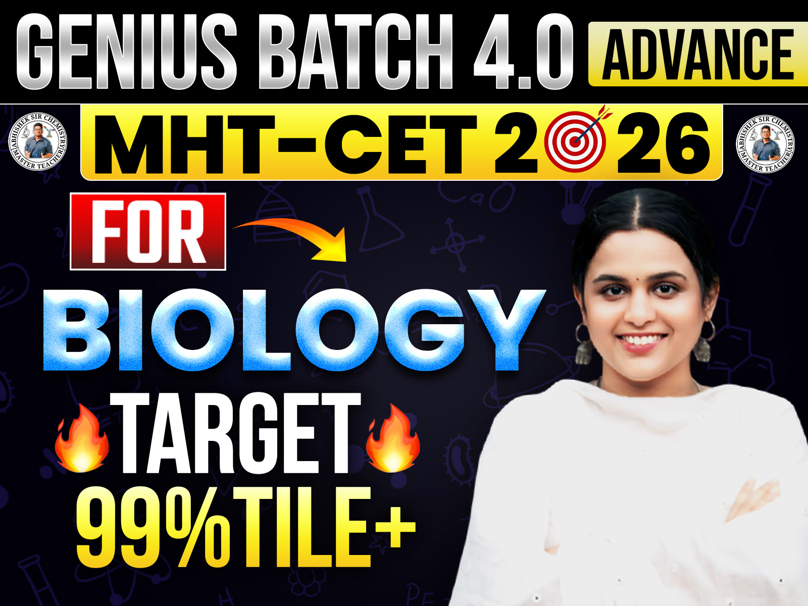 ADVANCE MHT-CET Biology Class 12th Genius Batch 4.0 2026