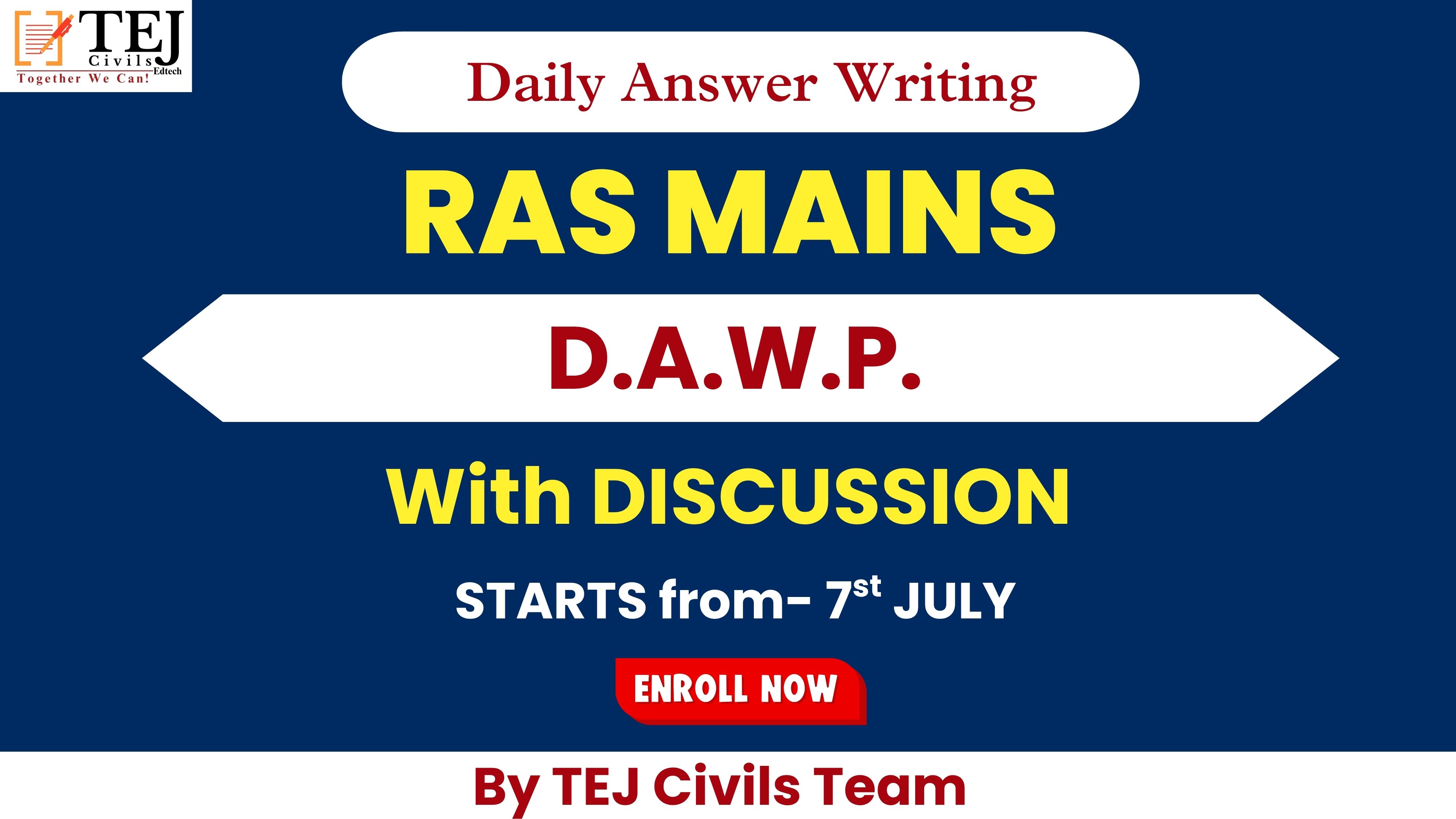 D.A.W.P. : Daily Answer Writing Program