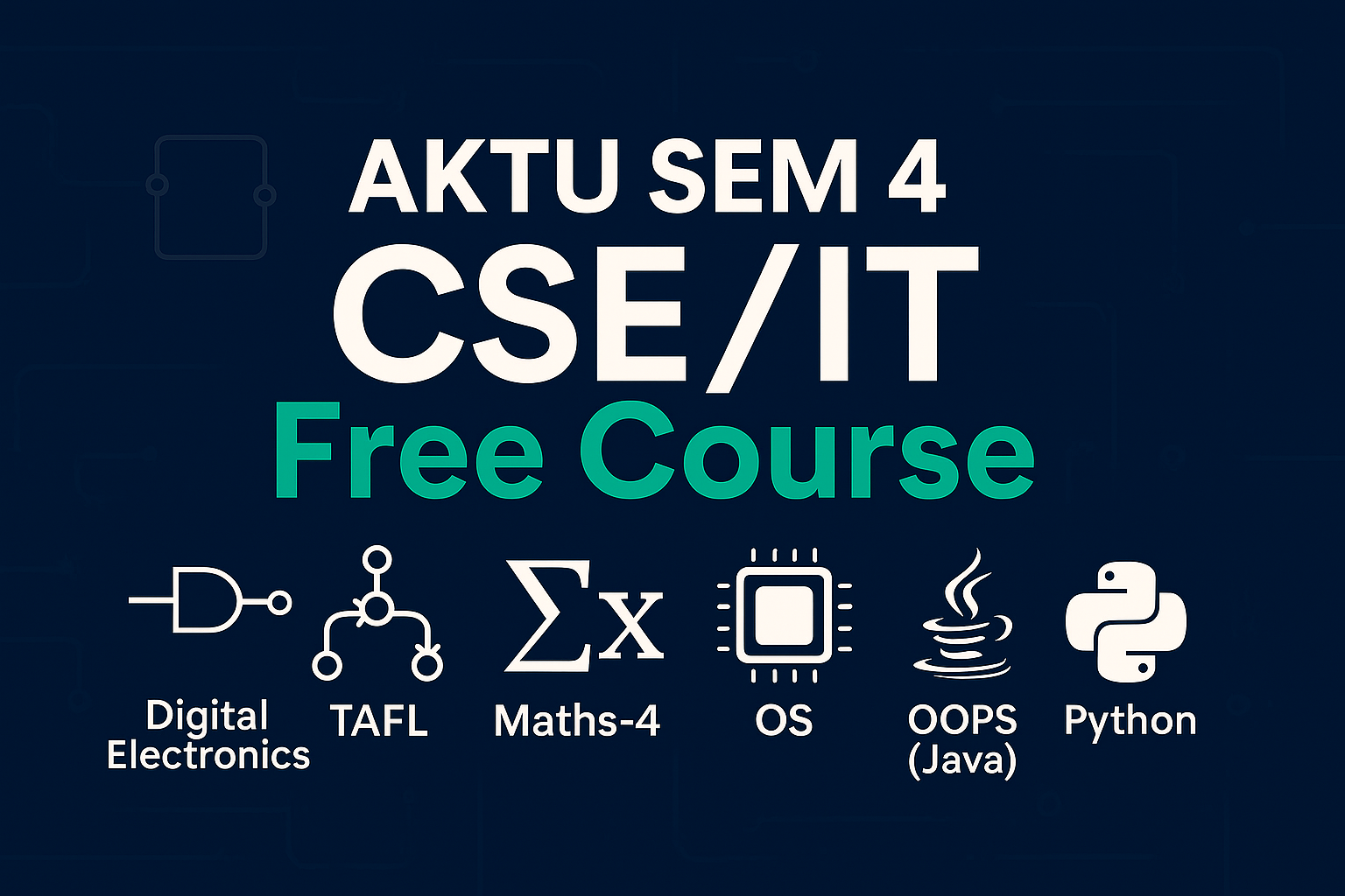 AKTU sem 4 CSE