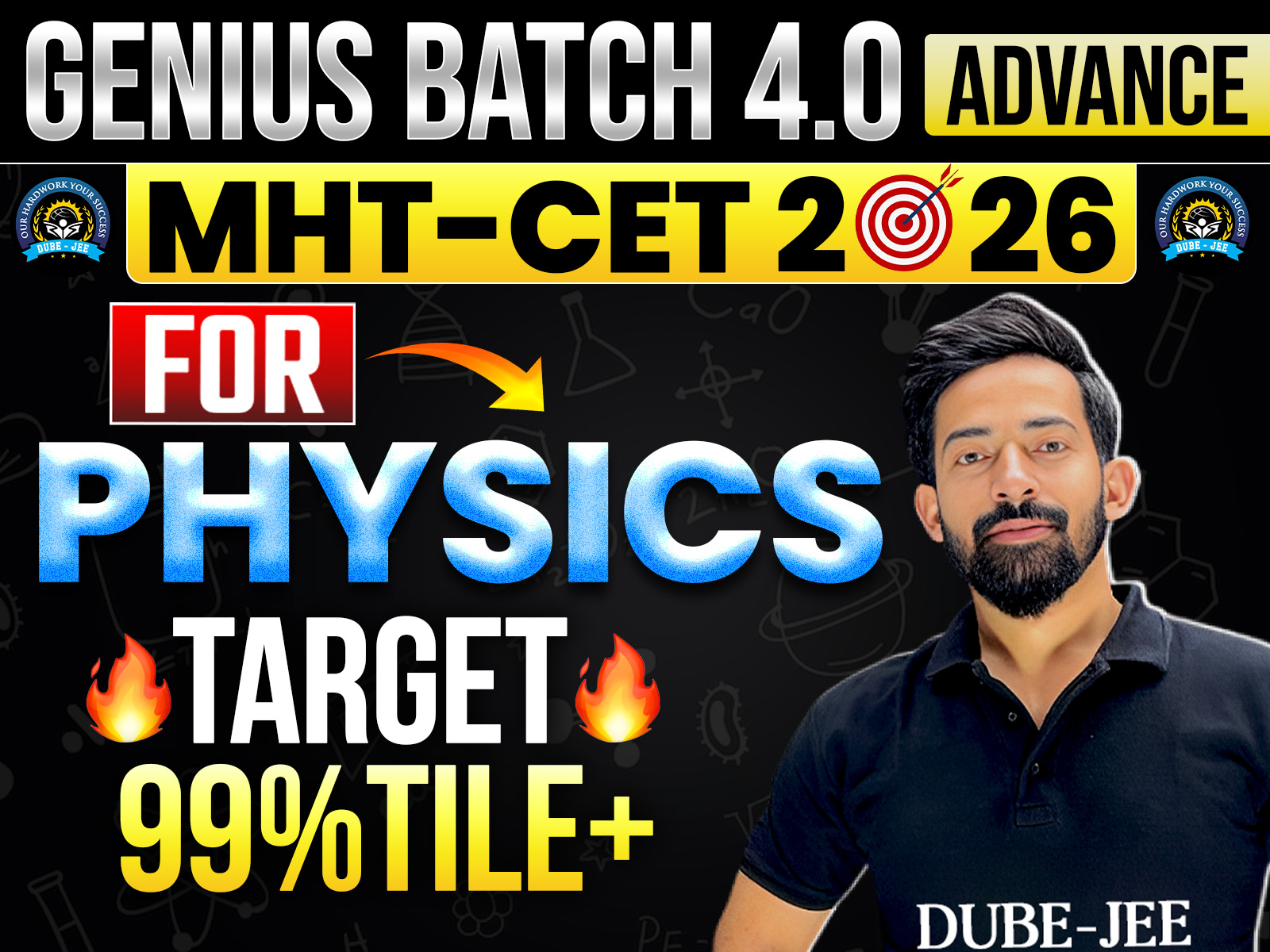 GENIUS BATCH 4.0 ADVANCE💎 -MHTCET 2026 (PHYSICS)