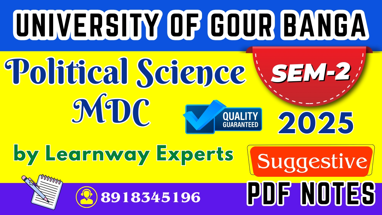 Sem-2 | Political Science MDC