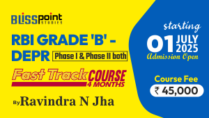 RBI – Grade ‘B’ – DEPR | CRASH COURSE (Phase – I & Phase – II both) 1 July New Batch  2025