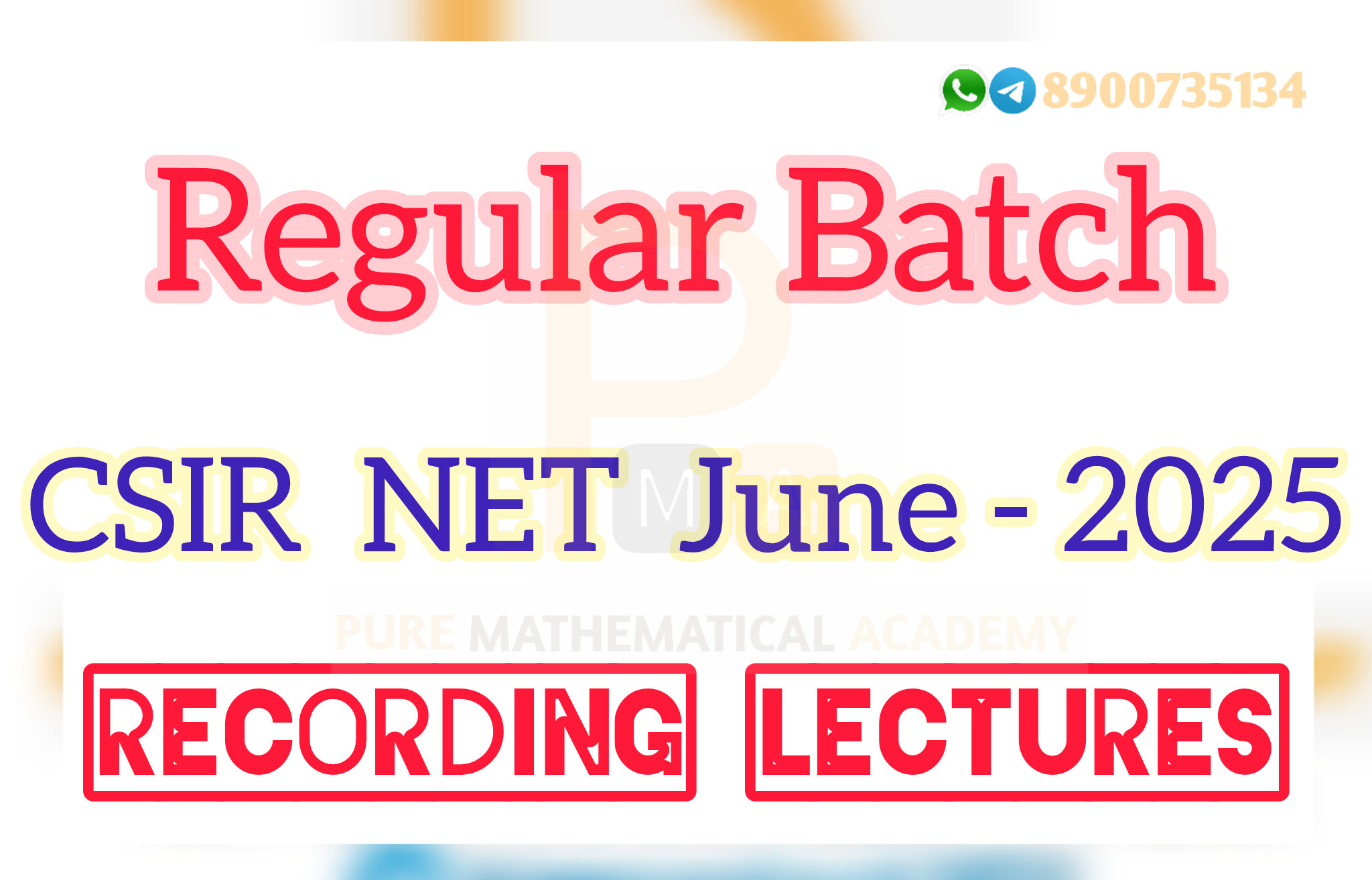 CSIR NET JUNE 2025 Regular Batch