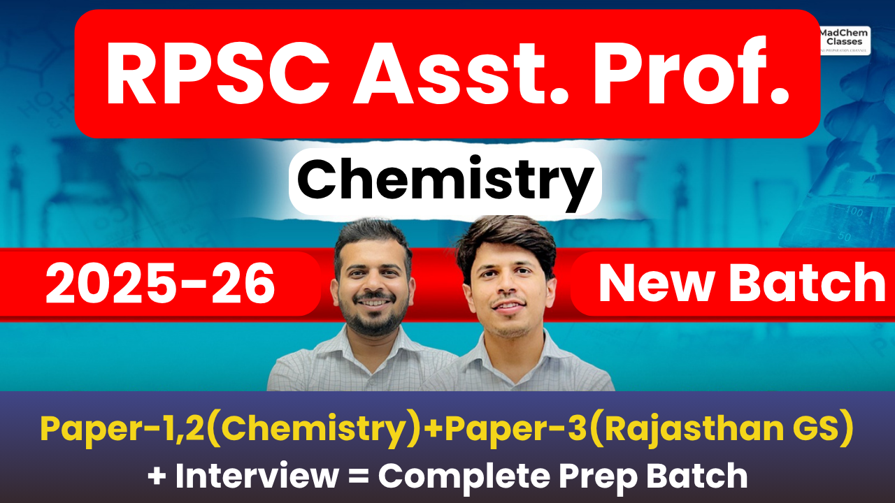 RPSC Chemistry Assistant Professor 2025 Online Course