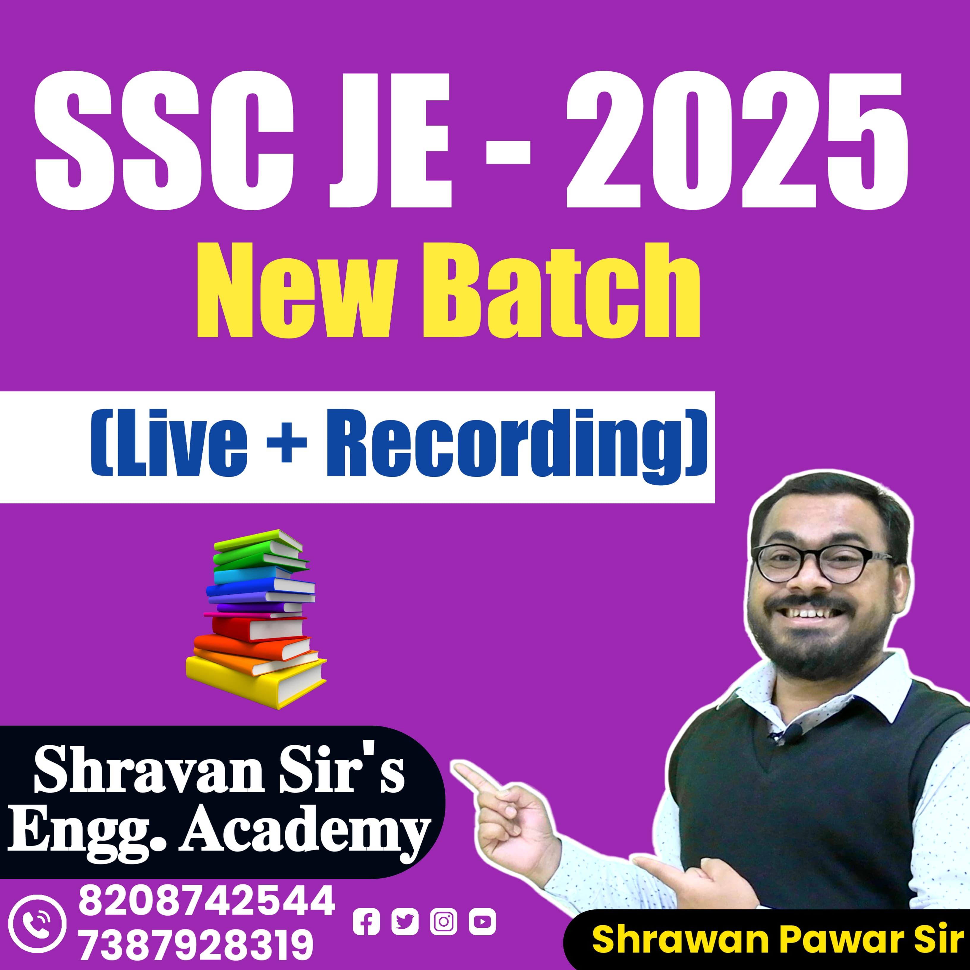 SSC JE 2025 NEW BATCH (CIVIL ENGINEERING)
