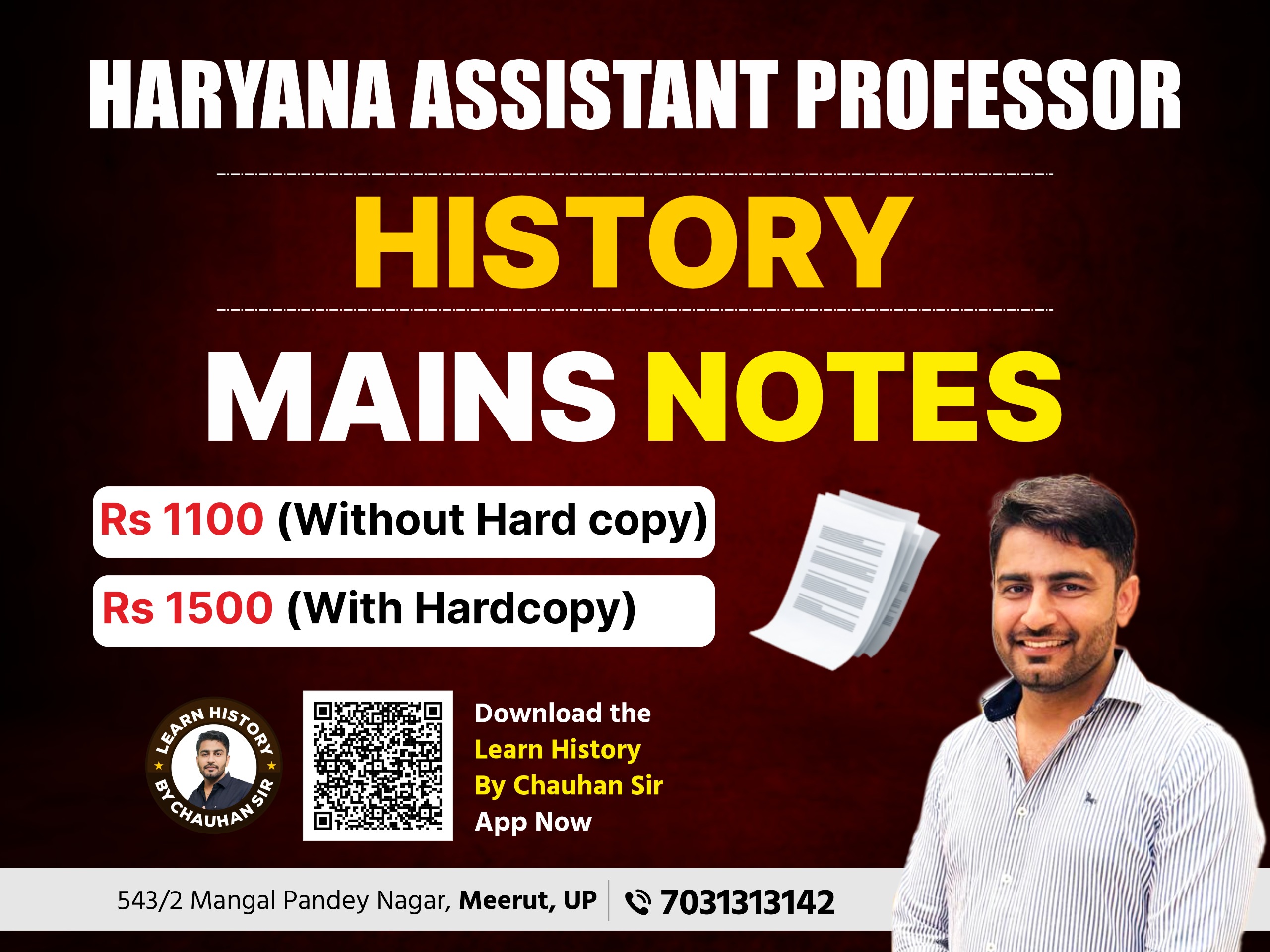 Handwritten Notes ( Haryana Assistant ProfessorHistory Mains ) 