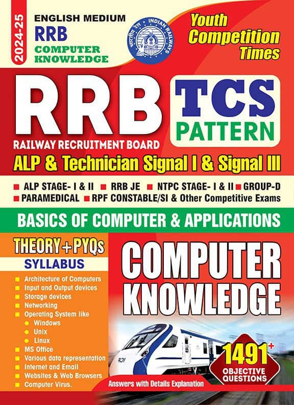 YOUTH-2024-25 RRB Computer Knowledge TCS Pattern Theory + PYQs [English Medium] PDF