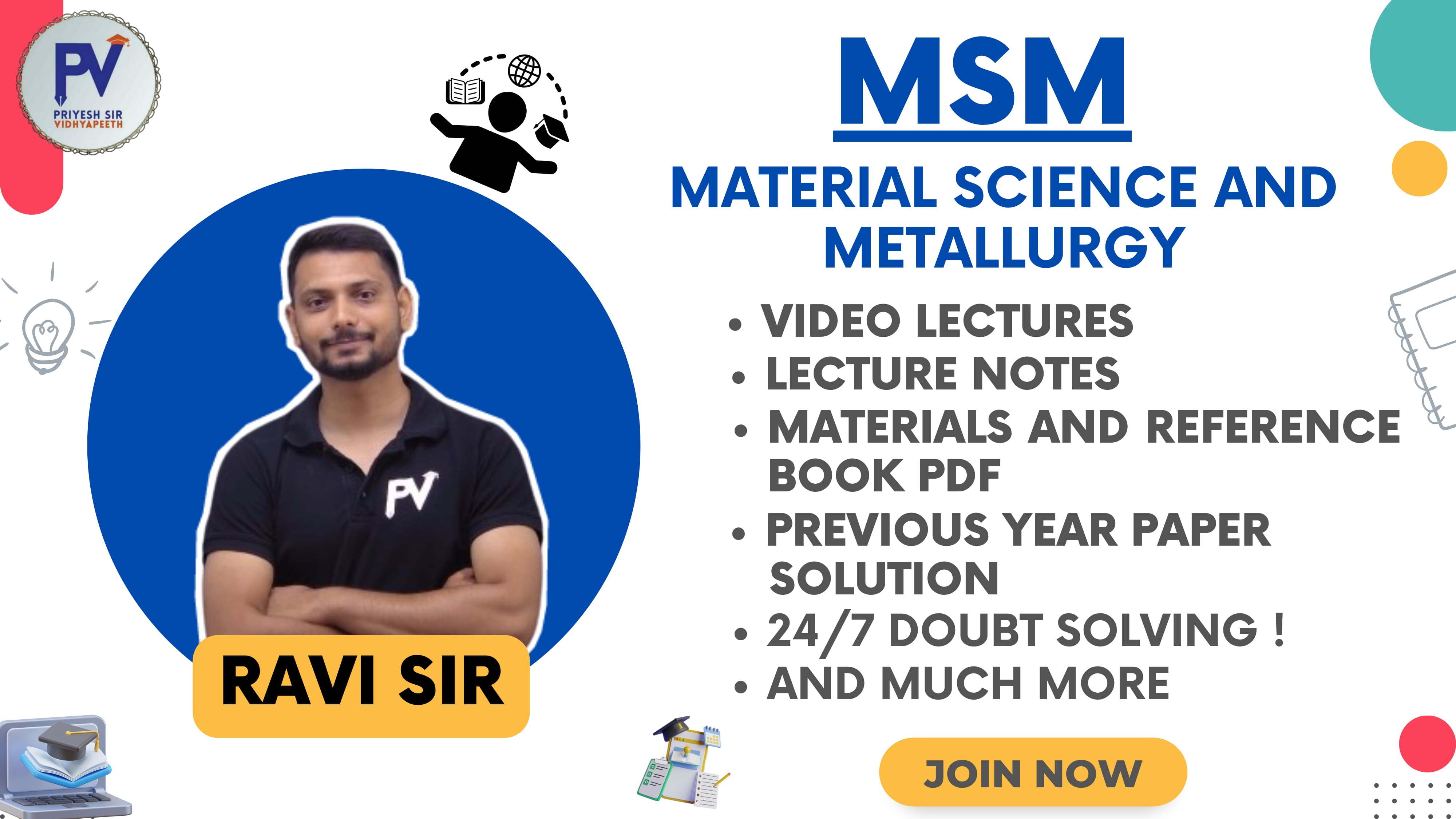 Material Science and Metallurgy [MSM] VIDEO COURSE WITH MATERIAL