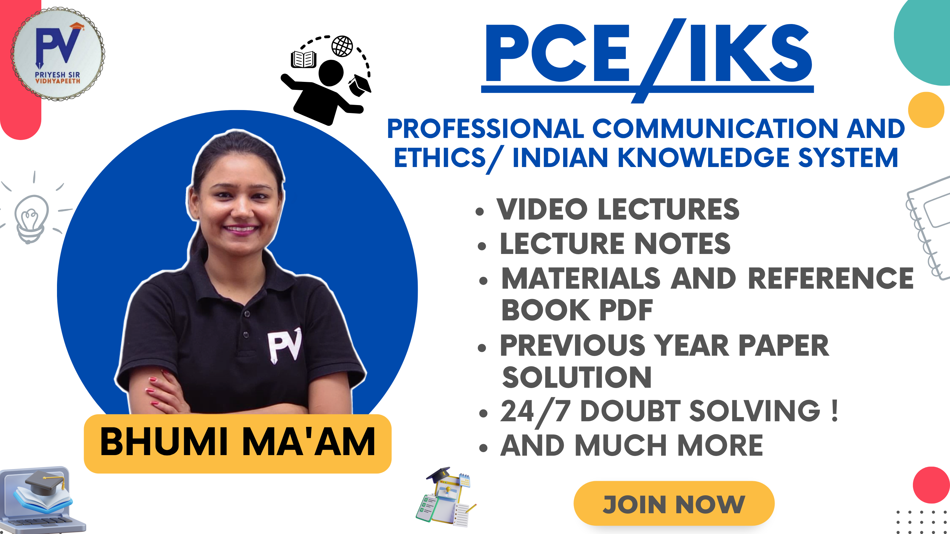 Professional Communication and Ethics/Indian Knowledge System Video Course with Material