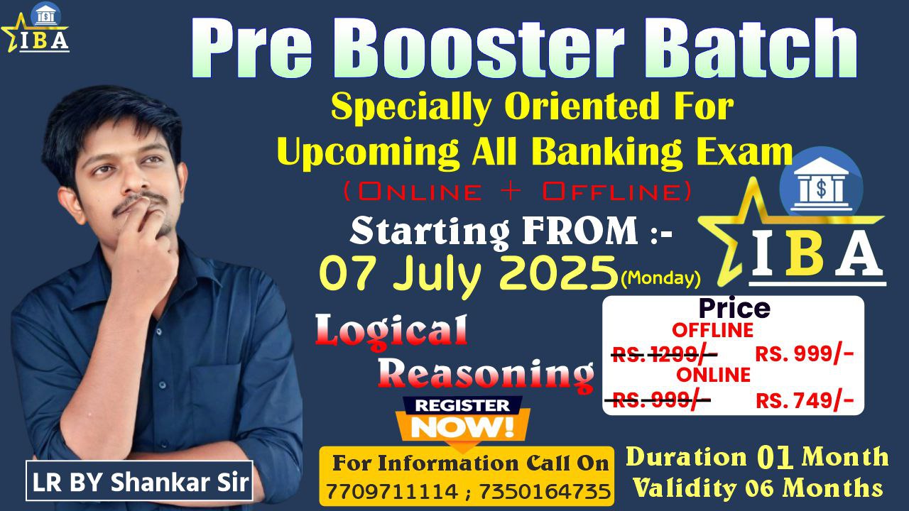 Pre Booster Batch (Reasoning)