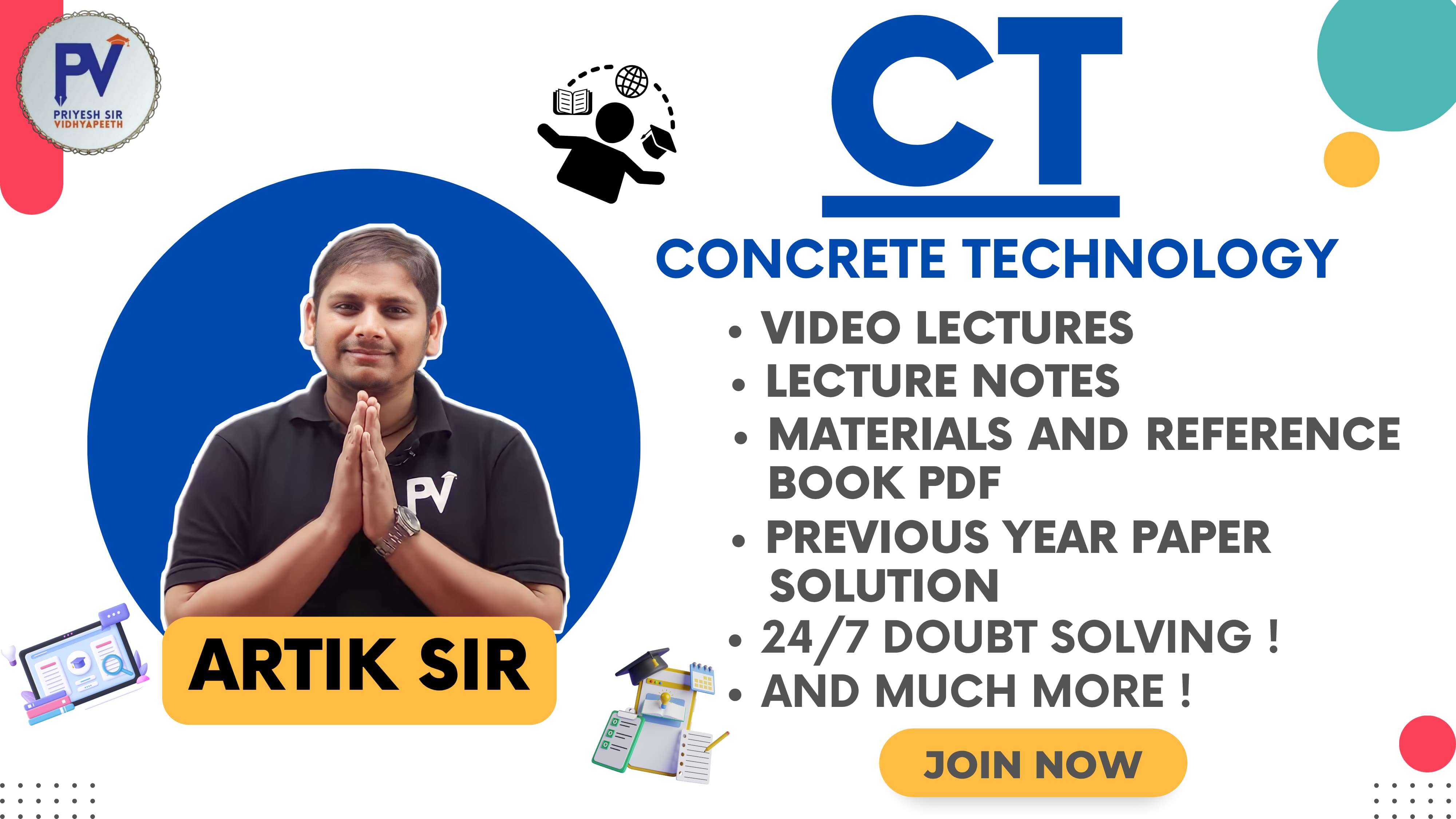 Concrete Technology VIDEO COURSE WITH MATERIAL