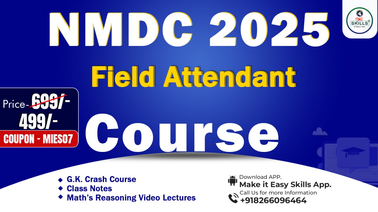 NMDC Field Attendent (Kirandul Complex and Bacheli Complex)