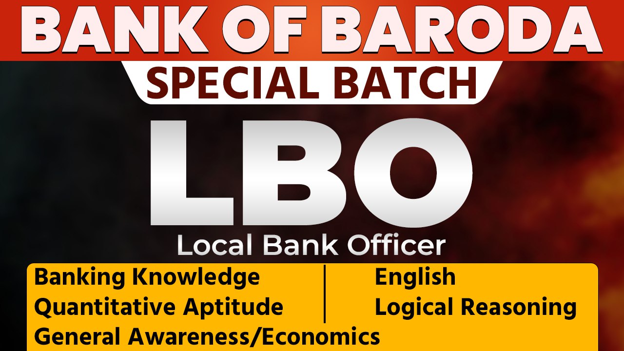 Bank Of Baroda LBO Batch 2025