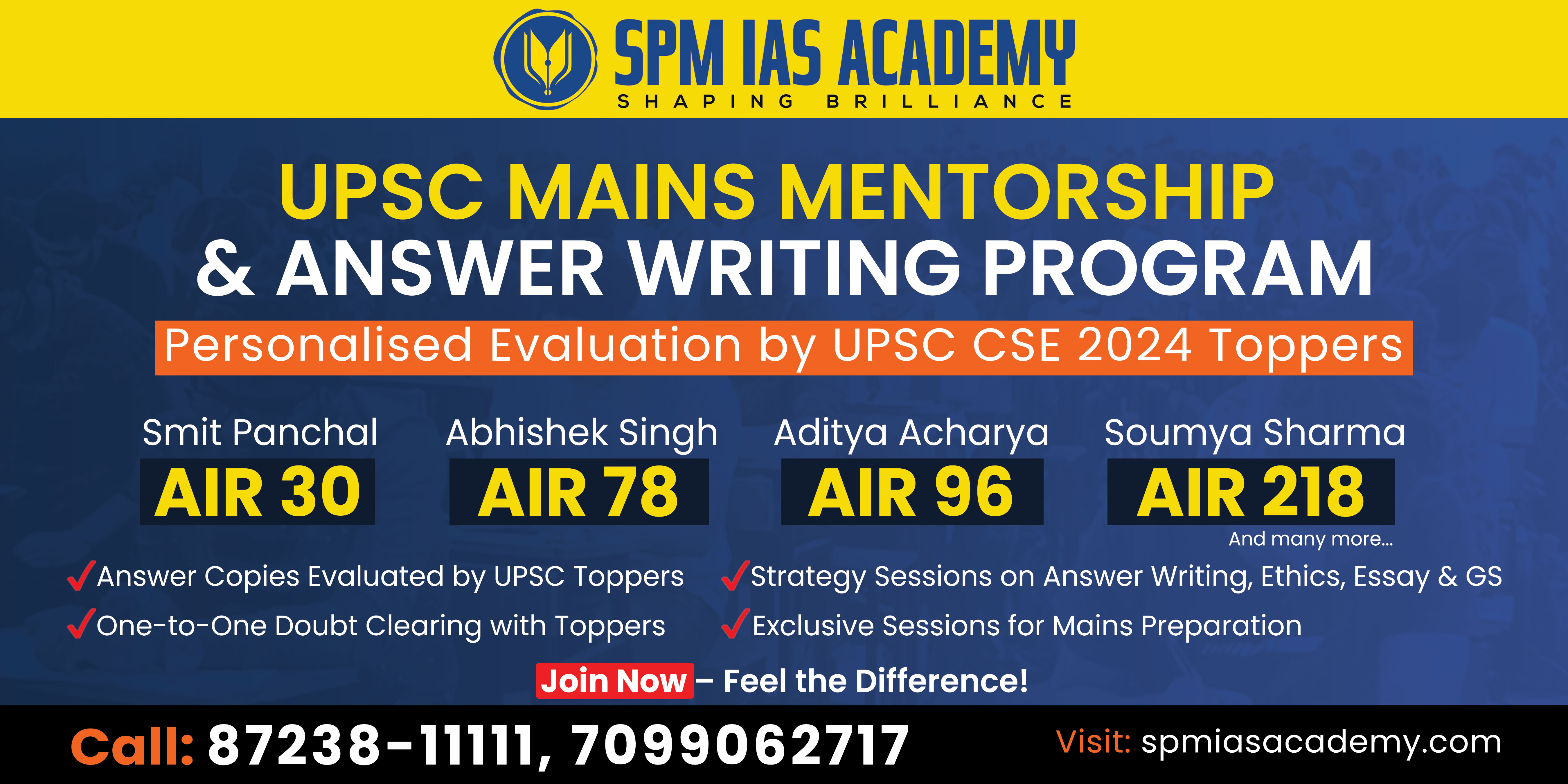 UPSC CSE 2025 Mains Mentorship Program