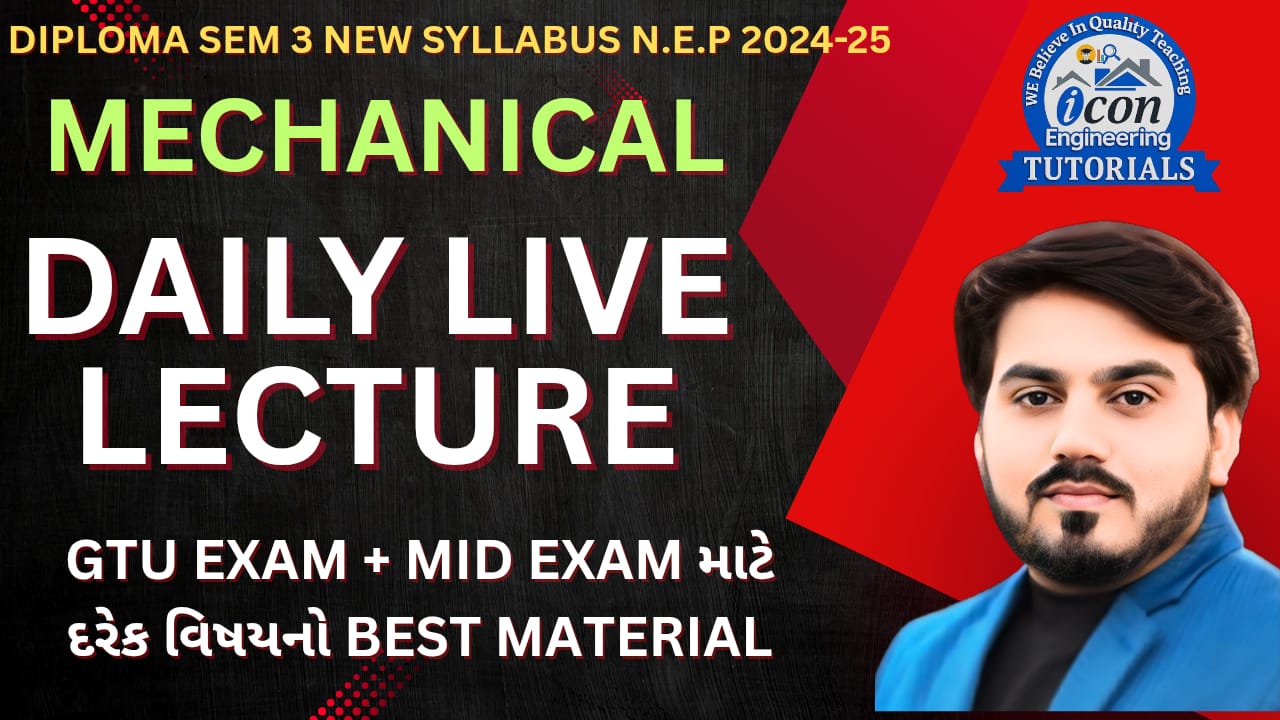 DAILY LIVE LECTURE ALL SUBJECT FOR DIPLOMA SEM 3 MECHANICAL