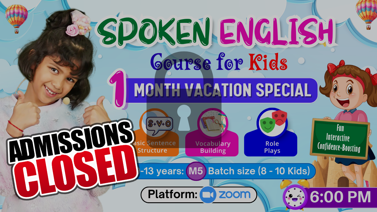Kids English Champ ~ (M5 = 9-13)  