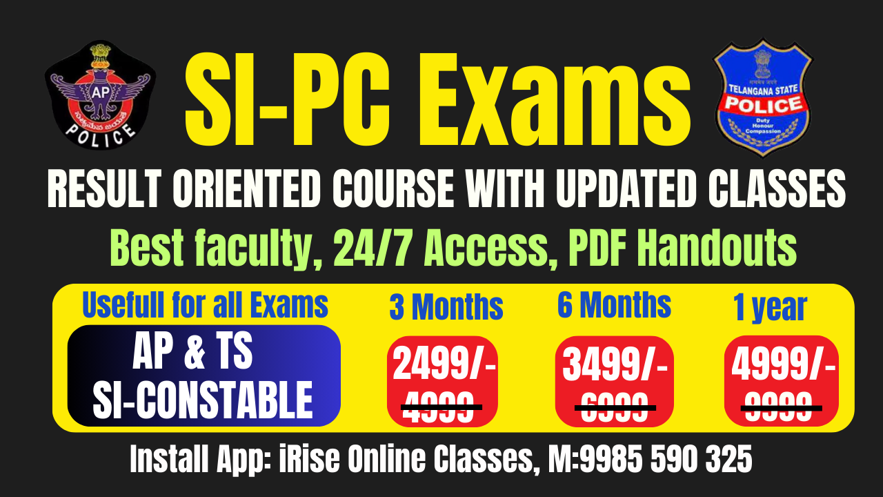 AP/TS SI-CONSTABLE 2.0 COURSE Updated
