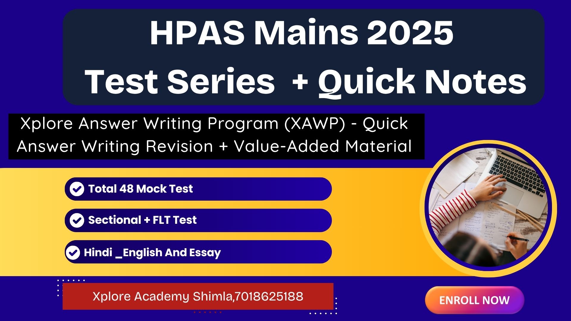  HPAS 2025 - Xplore Answer Writing Program (XAWP)