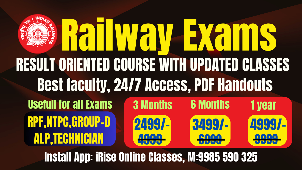 RRB-RPF,ALP(CBT-1),TECHINICAN GRADE-1&3,NTPC/GROUP-D -UPDATED