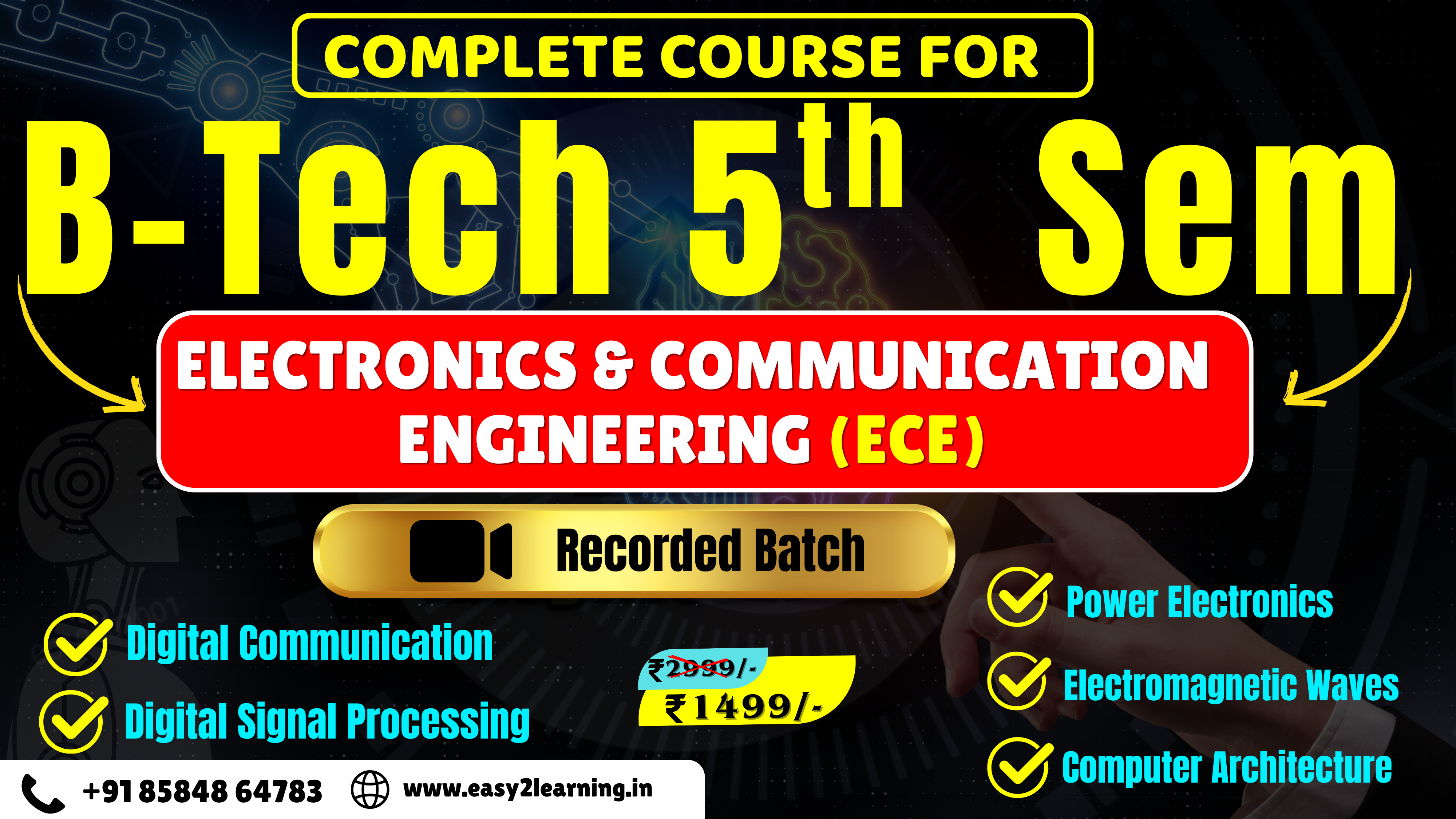 B.Tech 5th Sem ECE 2025