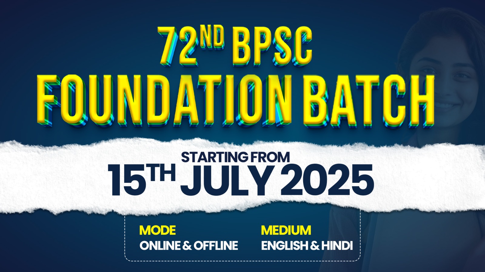 72nd BPSC Foundation Morning batch Batch-2025
