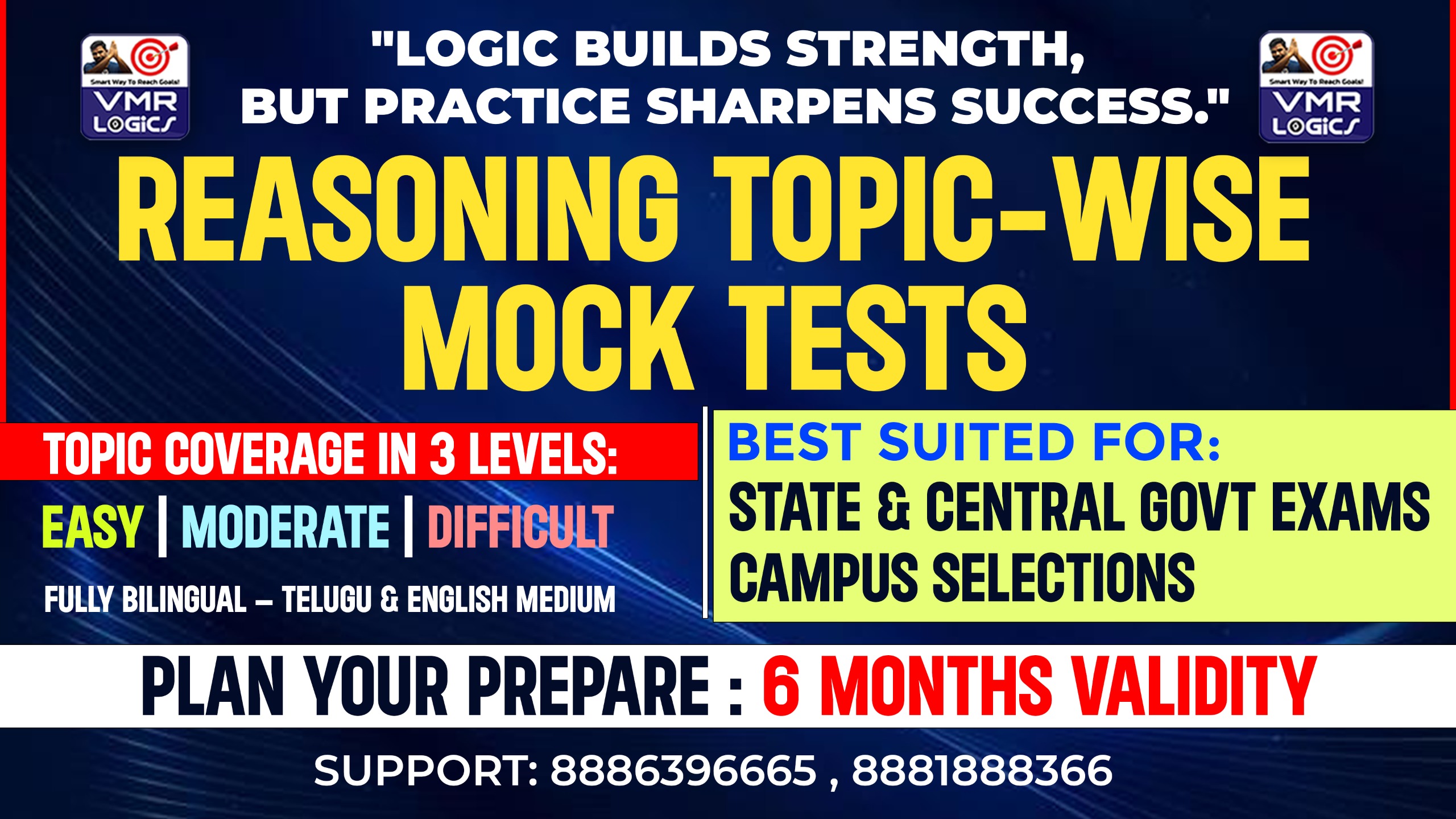 REASONING TOPIC WISE MOCK TESTS