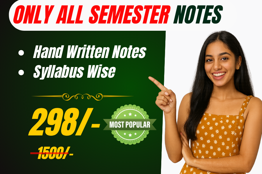 Only All semester Notes B.Sc.(Ag)