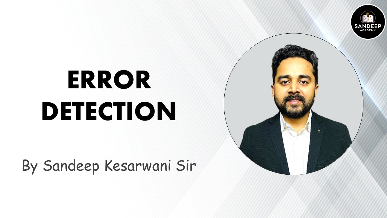 Error Detection (Full Foundation Course) with e-Book