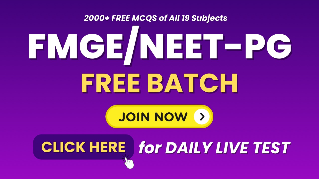 Free Online Batch (FMGE/NEET-PG)