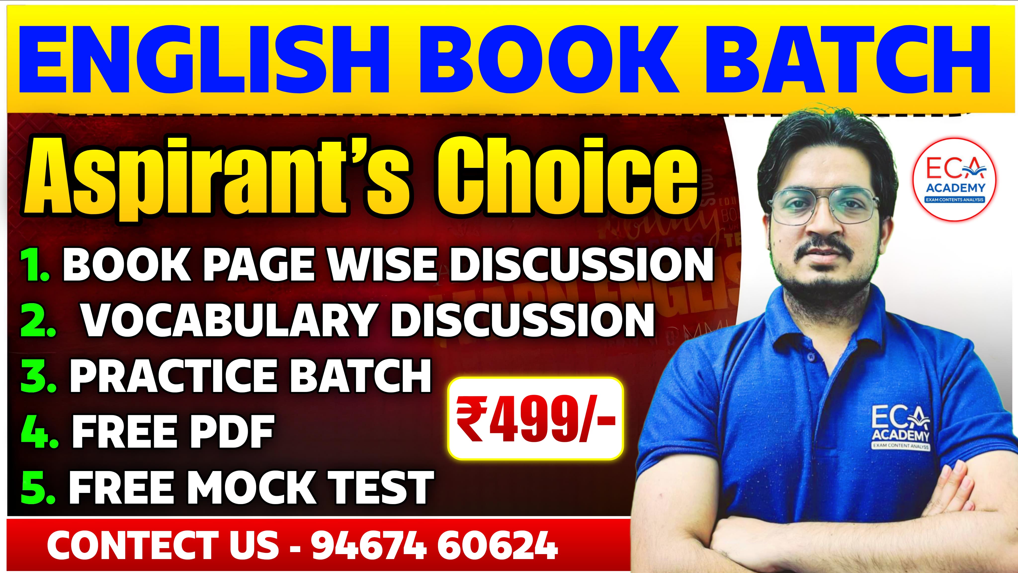 ENGLISH ( BOOK SPECIAL BATCH ) 