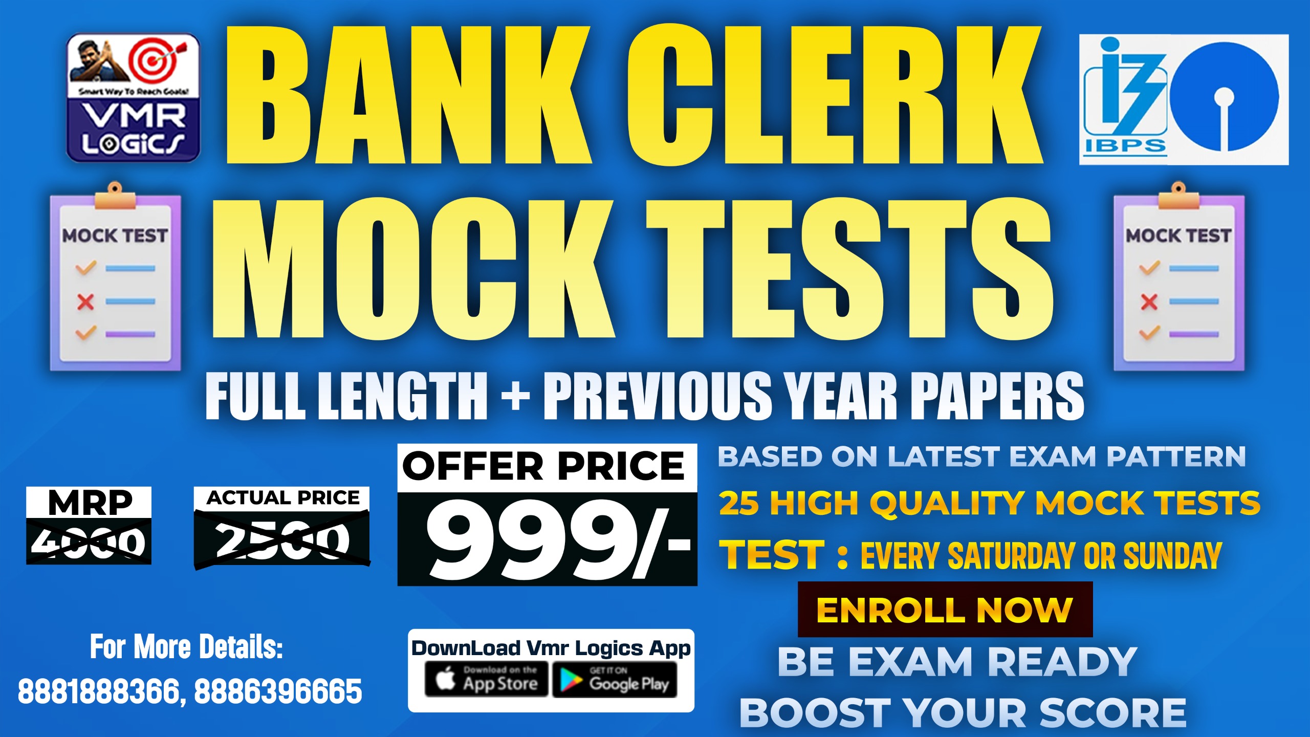 BANK CLERK MOCK TESTS
