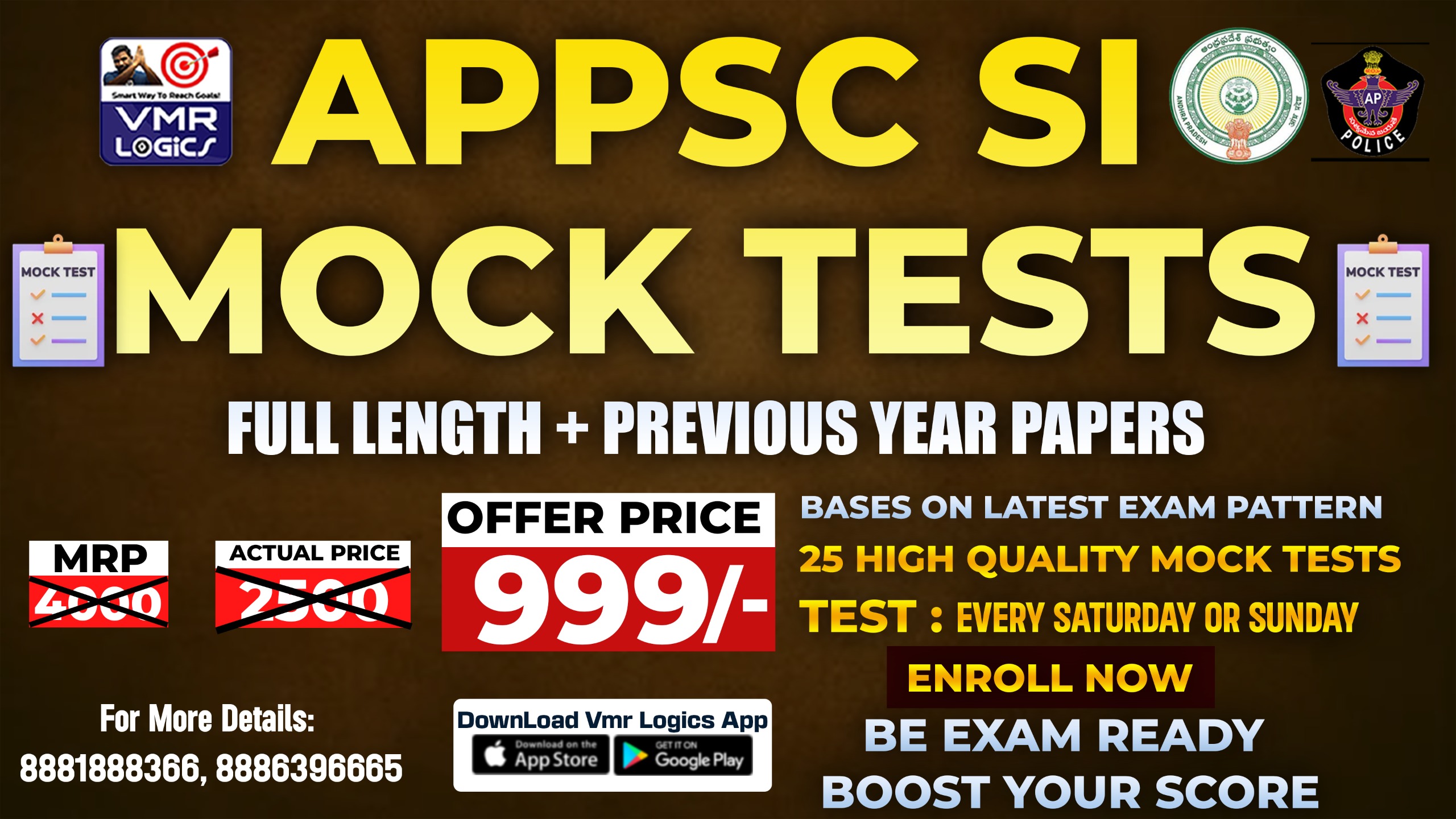 APPSC SI MOCK TESTS