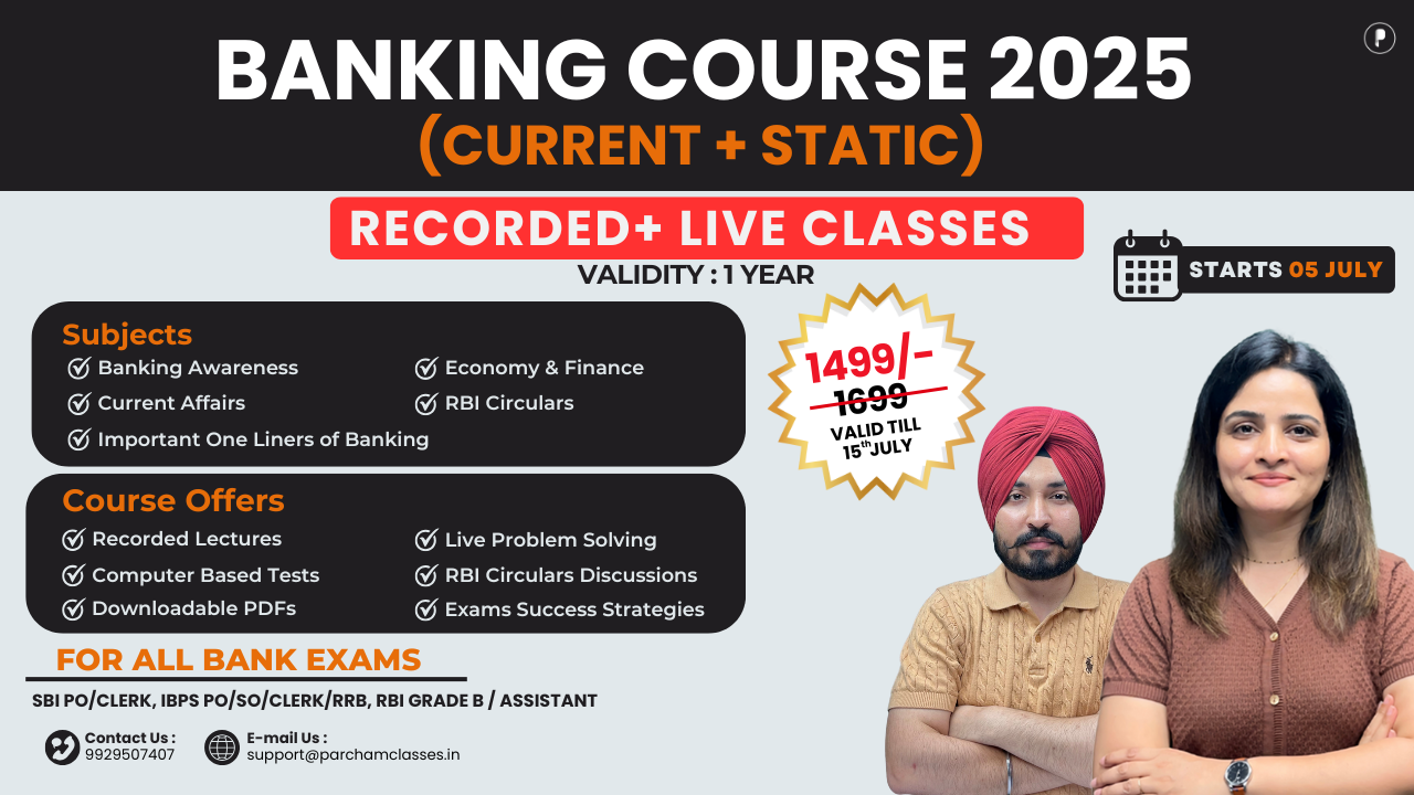 Banking Course 2025 ( Banking Static + Current)