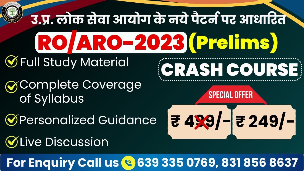 RO/ARO-2023 Re-exam (CRASH COURSE)
