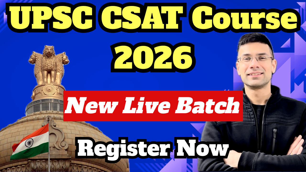 Live UPSC CSAT Course 2026 by Gaurav Kaushal Sir