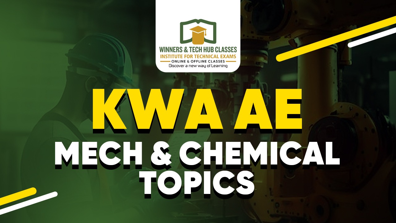 KWA AE - MECH & CHEMICAL TOPICS
