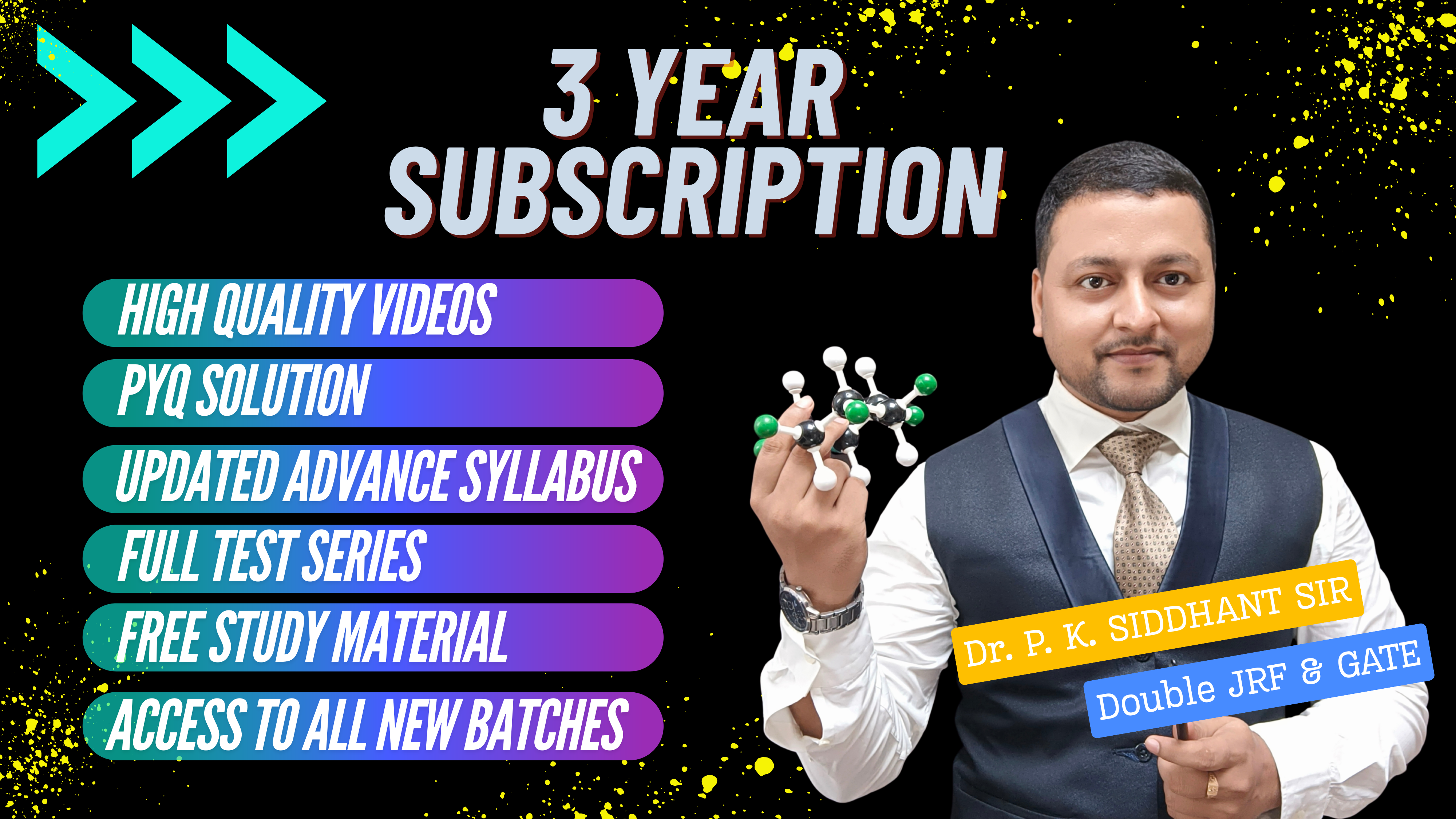 3 Year Subscription