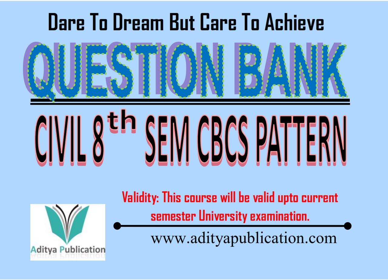 QUESTION BANK BE CIVIL CBCS SEM 8 QB