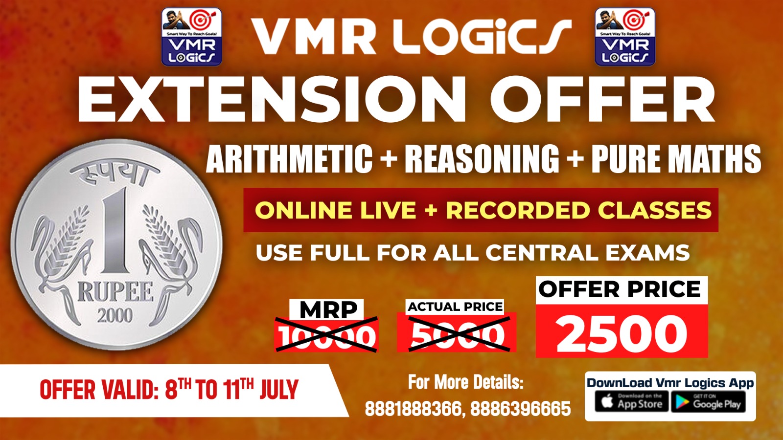 ARITHMETIC+REASONING+PURE MATHS EXCLUSIVE LIVE BATCH