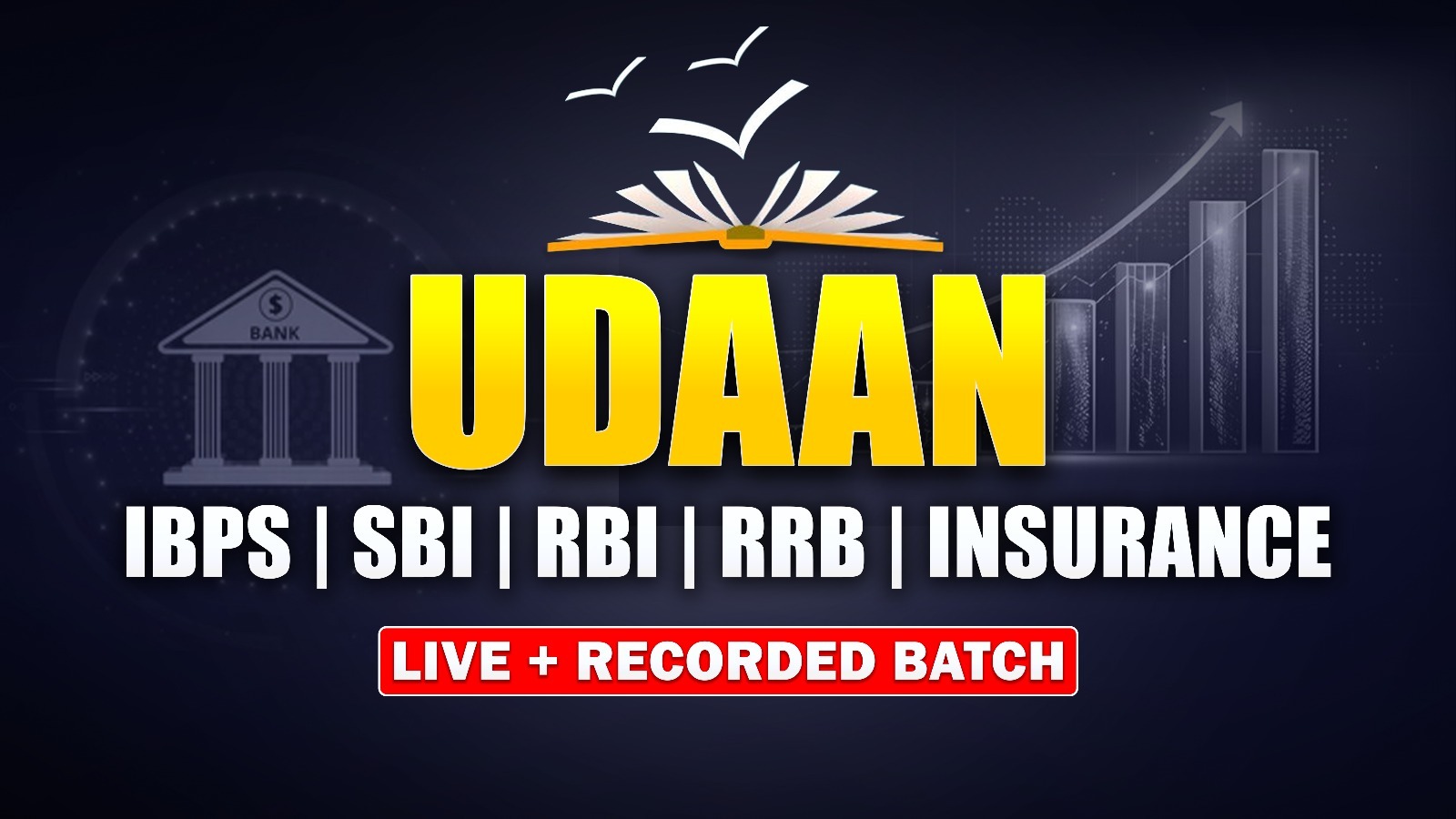 IBPS I SBI I RBI I RRB I INSURANCE I LIVE + RECORDED BATCH