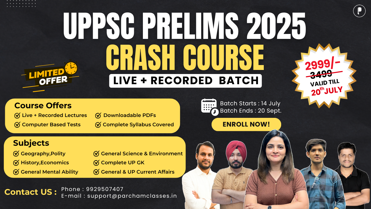 UPPSC Prelims 2025 Crash Course