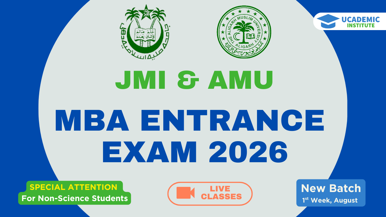 MBA Entrance 2026 | Coaching Classes for JMI & AMU