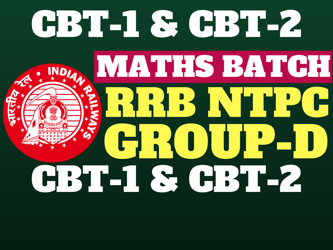 RRB NTPC & GROUP-D ARITHMETIC | REASONING | ADVANCE MATHS  (CBT-1+CBT-2)  *