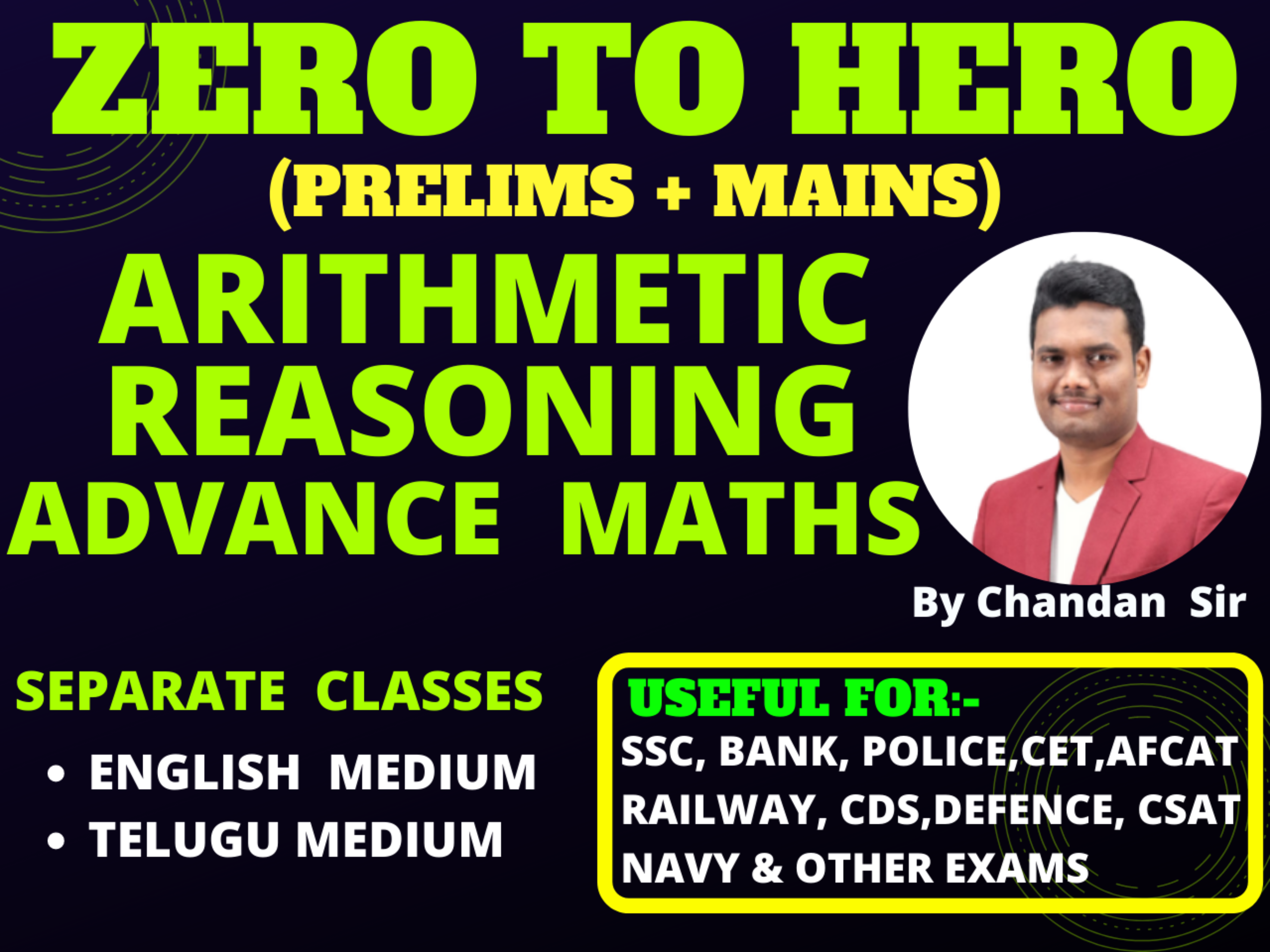 ARITHMETIC | REASONING | ADVANCE MATHS | FOR ALL COMPETITIVE EXAMS | ZERO TO HERO BATCH 